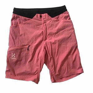 HAGLOFS L.I.M Series Fuse Shorts Women US 6 Pink Zip Pockets Outdoor Active Hike
